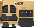 Floor Mats & Cargo Liner with Backrest Mat for Chevy Traverse 2024-2026 (Only 8 Seats) & GMC Acadia 2024-2026 (Only 8 Seats), All Weather TPE Custom Fit Car Floor Liners Full Seat, Black
