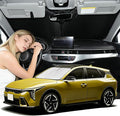 Windshield Sunshade for KIA K4 2025-2026 Sun Shade Car Windshield Upgrade 4 Layers Custom Fit K4 Car Window Shade Front Windshield Sun Visor Block UV Rays Keep Cool Foldable Car Accessories