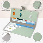 Car Registration and Insurance Holder, Vehicle Glove Box Organizer Cool Car Accessories, Car Document Holder for Cards, Driver License & Essential Document, JD-Green