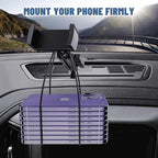 Metal Dash Platform Phone Mount Compatible with 2019 2020 2021 Chevy Silverado & 2019-2021 GMC Sierra - Expandable Multi-Device Phone Holder with Flag Design