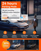 N5 4 Channel WiFi 360° All Sides Dash Cam, STARVIS 2, IR Night Vision, 2.7K+1080P*3 Front Rear Inside Dashcam, Voice Control, GPS, 24 Hours Buffered Parking Mode Dash Camera, 512GB Max (N5)