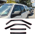 194233 Original Side Window Wind Deflector, 4pcs in-Channel Nice Rain Guards Set, Window Visor fit for 1997-2017 Ford Expedition, 2007-2017 Expedition XL, 1998-2017 Lincoln Navigator
