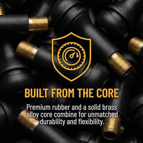 150PCS Car TR413 Tire Valve Stems | Rubber Snap-in Automotive Tire Stems for 0.59" Tubeless Rims Holes, Vehicle Tyre Valve Stem Replacement Accessories