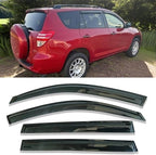 Side Car Window Visors Rain Guards for 2006-2012 Toyota RAV4 XA30 Wind Deflectors Vent Window Shades