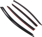 Outside Mount Window Vent Visors Rain Guards Compatible with Honda HR-V 2015-2016 | Side Window Wind Deflectors Rain Shields | Smoke Tinted, 4 Pcs Set, DGWV-801