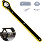 Car Jack Ratchet Wrench, Labor-saving Tire Jack Handle, Scissor Jack Adapter for Car with Long Handle, 360° Swivel Tire Wheel Lug Wrench for Travel/Truck/SUV/Vans