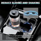 6PCS Upgraded Silicone Car Cup Holder Insert with Arc Leaf Design,Soft Cupholder Insert for Car to Reduce Cup Sliding & Shaking,Large Adhesive Backing Cups Holder Inserts for Cars
