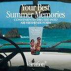 Car Air Freshener, Pack of 3 - Hanging Air Freshener for Car, Home and Office, by Sunscreen Signature Scent, Long-Lasting Deodorizer