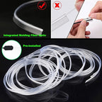 USB Car LED Lights, Interior Car Lights Strip with APP and RF Remote Control, 5 in 1 Ambient Lighting with 276 inches Fiber Optic Music Sync Simple Installation EL Wire Lights (5 in 1/276 inches)