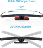 Blind Spot Mirror for Cars Car Side Mirror Auto Wide Angle Convex Rear View Stick On Design, Adjustable, 2 Pack