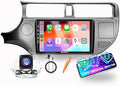 for Kia Rio 2012-2015 LHD Car CarPlay Android Auto Navigation Stereo GPS Radio Reverse Camera Display 9" IPS Touchscreen Headunit Tablet Pad Media Player, if Applicable Quad Core 4G+64G