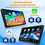2+64G Android 10.1" Touch Screen for Jeep Compass Patriot 2010-2016 with Wireless CarPlay Android Auto WiFi Bluetooth GPS Navigation FM RDS Radio Backup Camera