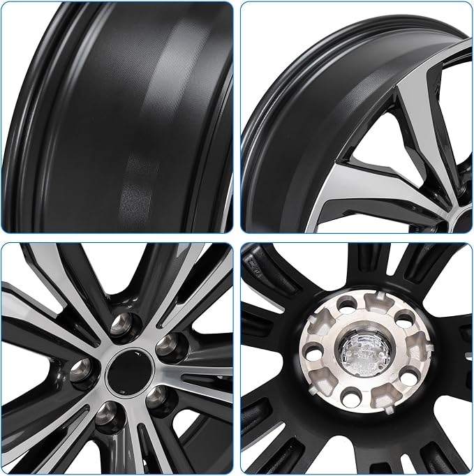 New 20x8" 20 Inch Premium Aluminum Alloy Wheel Rim Compatible with Lexus RX350 RX450h 2019-2023 OEM Design, Alloy Replacement Wheel, Direct Fit, Super Duty Car Rims Replacement, OE Stock Specs