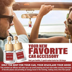 Car Air Freshener Diffuser 2 Pack Hanging Air Freshener Diffuser - Apple Cider Fragrance Oil Air D iffuser for Car, 45+ days Long Lasting Fragrance Made in USA （F11）