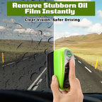 2pcs Automotive Oil film Cleaning Brush Set, 2.0 Upgraded Version Car Cleaning Brush for Car Window, Clear Cars Windshield Cleaner Tool, Universal Glass Wipe Board