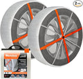 for Passenger Vehicles HP645, Snow Socks for Tires, Pack of 2