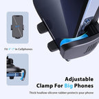Phone Holder - 14-Inch Long Arm Windshield Car Cell Phone Holder Anti-Shake Stabilizer Automobile Mount for iPhone Android Smartphones