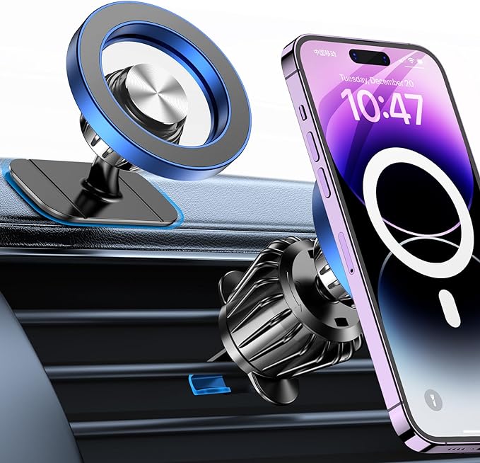 for Magsafe Car Mount【20 Strong Magnets】Magnetic Phone Holder for Car Phone Holder Mount Dash Mounted Holders Cell Phone Holders for Your Car Accessories for Women Men for iPhone 17 16 15 14