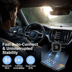 Wireless CarPlay Adapter Upgrade Wired CarPlay to Wireless for iPhone & Android, Support CarPlay & Android Auto 2 in 1,USB/Type C,Plug and Play Stable Connection for Cars with Built-in Wired Car Play