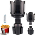 Car Cup Holder Expander Adapter, 3"-5.5" Adjustable Bottle Mount | Adjustable Fit, Detachable Design, Silicone Base, For Large Bottles, Tumblers, And Food Buckets