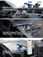 Wireless Car Charger, 15W Fast Charging Auto Clamping Car Charger Phone Mount Phone Holder fit for iPhone 15 14 13 12 11 Pro Max Xs, Samsung Galaxy S24 Ultra S23 S22 S21, S20, S10+, Green