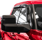 Voron Glass Tape-on Extra Durable Rain Guards for Toyota Tundra 2022-2026 CrewMax, Window Deflectors, Vent Window Visors, 4 Pieces - 100940