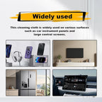 Car Screen Cleaner, Car Accessories Car Screen Wipes, Microfiber Auto Screen Cleaning Pad, Touch Screen Cleaner for Car, Fit for Car Dashboard LCD Display Interior Car Accessories(Pink gray)