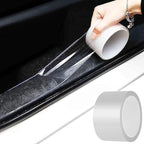 Anti-Scratch Anti-Collision Adhesive Strip Car Door Edge Guard Protector Strip Car Door Scuff Plate Protectors Transparent Invisible Tape for Rear Bumper/Door(16.4Ft x 2In)