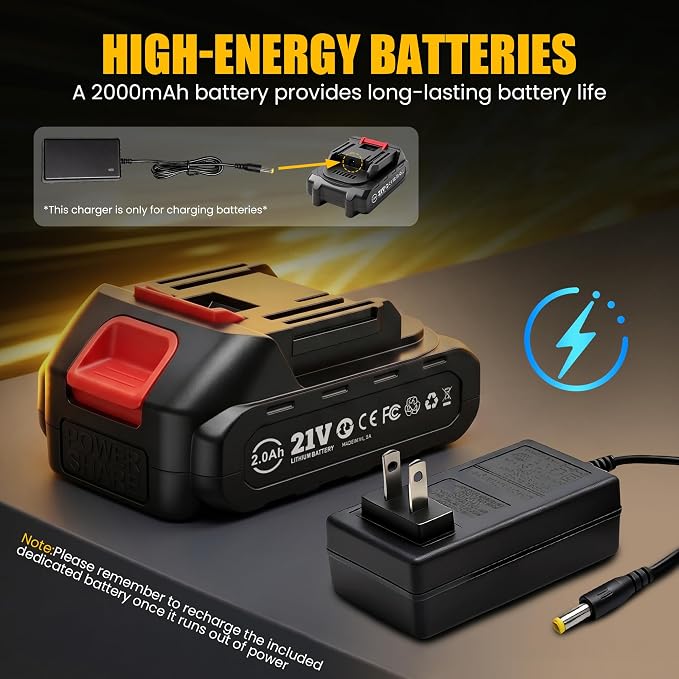 Cordless Tire Inflator Portable Air Compressor with 2000mAh Battery, 160PSI Car Tire Pump with 12V DC Dual Power & 2.0Ah Battery, Digital LCD & Auto Shut-Off for Car Bike Ball