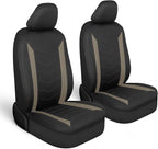 SpillGuard 2 Beige Seat Covers for Cars & Seat Covers for Trucks - Neoprene Lining Waterproof Car Seat Covers Front Seats Only - SUV Seat Covers Protector - Forros para Asientos de Carro
