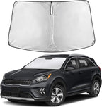 Windshield Sunshade Compatible for Kia NIRO 2017-2020 2021 2022, Sun Visor for Front Windshield & Window Sun Shade Cover, UV Heat Blocker & Protector, Car Accessories
