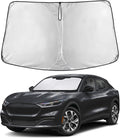 Windshield Sunshade Compatible for Ford Mustang Mach-E 2021-2024 2025 2026, Sun Visor for Front Windshield & Window Sun Shade Cover, UV Heat Blocker & Protector, Car Accessories