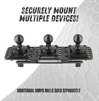 Bulletpoint Metal Dash Mount Cell Phone Holder Compatible with 2013-2018 RAM Truck & 2019+ RAM 1500 Classic (RubiGrid Spring-Loaded)