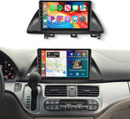 4G+64G Car Radio Stereo for Honda Odyssey 2005-2010 10.1inch IPS Touch Screen/Android 15/Wireless CarPlay/Android Auto/DSP 32 EQ/GPS Navigation/WiFi/5.0Bluetooth/FM/RDS/SWC/AHD Backup Camera