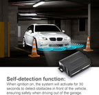 PS01 Car Front Parking Sensor Kit with Buzzer,4 58KHz OE Standard Sensors,Radio Mute & Bull-bar Recognition Function,Detection Distance(13~39 inch)