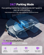 S1 Pro DMS AI Dash Cam Front and Inside, ADAS, DMS, 2.7K 2 Channel Dash Camera, STARVIS 2 Dashcam, HDR Night Vision, 5G WiF i& GPS, APP/Voice Control, 24/7 Parking Mode, 1TB Max