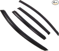 Outside Mount Window Vent Visors Rain Guards Compatible with Nissan Altima Sedan 2007-2012 | Side Window Wind Deflectors Rain Shields | Black Tinted, 4 Pcs Set, BGWV-335