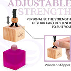 Alien Perfume Car Air Freshener for Women - Over 60 days of Fragrance - Car Fresheners with Vent Clip and Wooden Cap - Long Lasting Hanging Car Scent - Odor Eliminating Technology - Space by