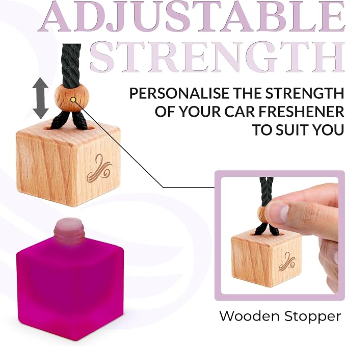 Alien Perfume Car Air Freshener for Women - Over 60 days of Fragrance - Car Fresheners with Vent Clip and Wooden Cap - Long Lasting Hanging Car Scent - Odor Eliminating Technology - Space by