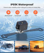W5 Wireless Backup Camera: 4.5" 1080P Dual-Channel Monitor, Easy Installation, Stable Wireless Signal, IP69K Waterproof Color Night Vision Back Up Camera for Truck, Car, SUV, Van and Trailer
