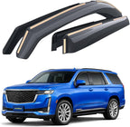 Goodyear Shatterproof in-Channel Window Deflectors for Cadillac Escalade 2021-2026, Rain Guards, Window Visors for Cars, Vent Deflector, Car Accessories, 4 pcs - GY008068