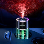 Smart Car Air Freshener Diffuser with Star Light, 120ml Essential Oil, Auto On/Off, 4 Mist Modes, Long Lasting Rechargeable Aroma Diffuser Aromatizante Para Carro for Home, Office-Ocean
