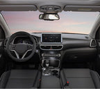 Customized Auto Car Steering Wheel Cover for Hyundai,Tucson,Sonata,Elantra,Santa Fe,Genesis,Sonata Hybrid,Azera,Venue,Kona, 14.5-15 inches(Black - Standard Size)