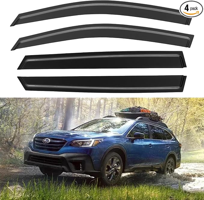 Window Visors Rain Guards Shield for 2020 2021 2022 2023 2024 2025 Subaru Outback, Out-Channel Window Vent Wind Deflectors Visors Shades for 20-25 Outback