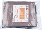 Dog Towel Super Absorbent Pet Bath Towel Microfiber Dog Drying Towel for Small, Medium, Large Dogs and Cats 30inch x 50inch Brown
