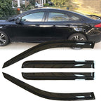 4pcs Original Shatterproof Rainproof Side Window Wind Deflectors for 2013-2020 Ford Fusion,Outside Mount Rain Guards Sets,Nice Looking Window Visors for Cars,Vent Deflector for Fusion 13-20 94714