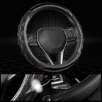 Steering Wheel Cover for Toyota, Auto Car Steering Wheel Cover for Toyota Highlander Rav4 Corolla Camry,Standard Size- Black