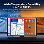 LAMTTO 11" Wireless CarPlay Screen with in-Cell Display - Dual-Band WiFi, OTA Updates & Mirror Link for iPhone & Android, A Thoughtful Gift for Family & New Drivers
