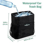 Car Trash Can with Odor-Trapping Lid & 100% Leakproof Liner, Multipurpose Hanging Organizer for SUV & Truck, Keep Vehicles Clean on Family Road Trips