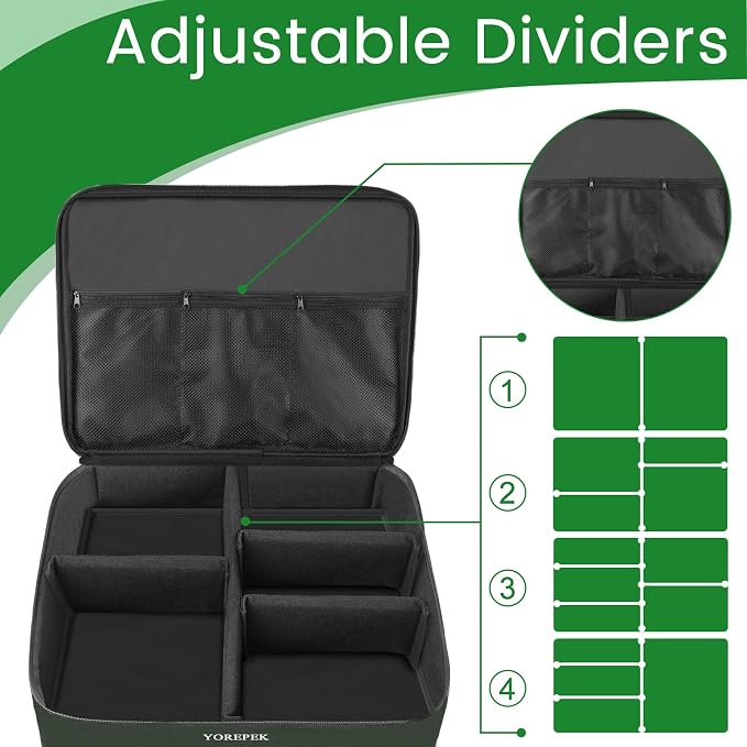 2 Layer Golf Trunk Organizer, Golf Gifts for Men with Separate Ventilated Compartment for 2 Pair Shoes, Waterproof Car Trunk Locker for Balls, Tees, Clothes, Gloves, Gifts for Golfers